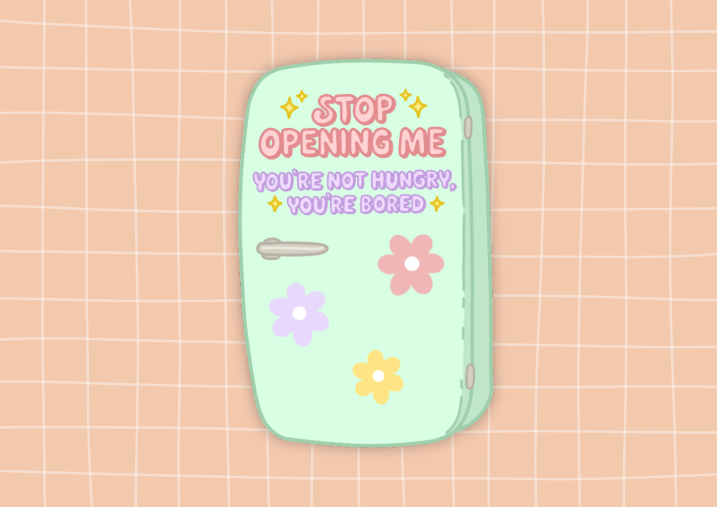 Die Cut Sticker - Judgemental Fridge