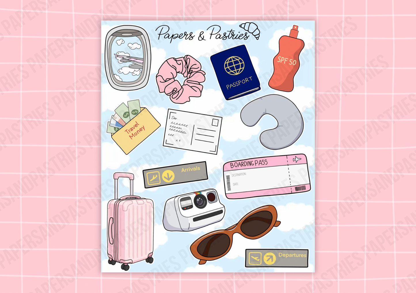 Travel Pals Sticker Sheet