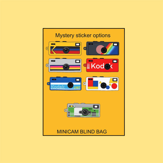 Minicam Mystery Die Cut Sticker