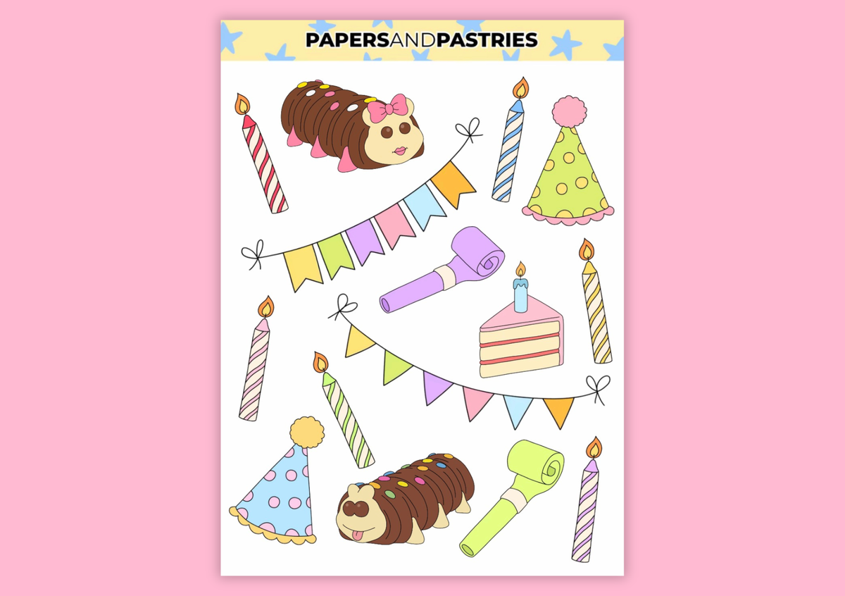 Celebration Sticker Sheet
