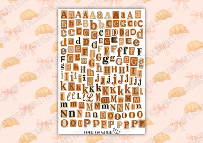 Ransom Sticker Sheet - Beige Edition