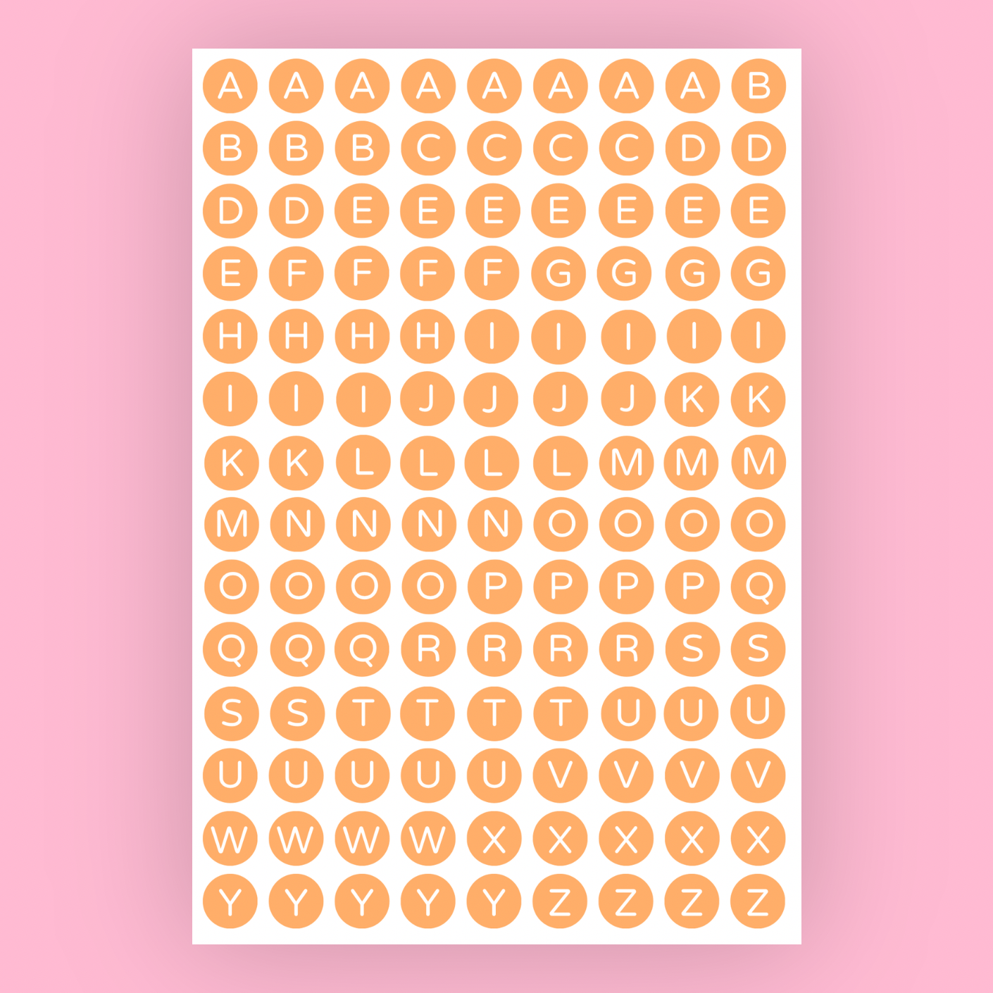 Alphabet Dots