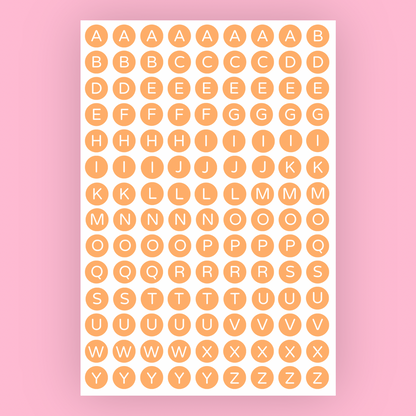 Alphabet Dots