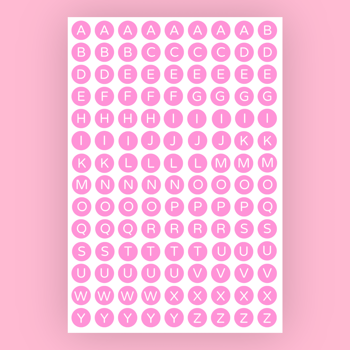 Alphabet Dots