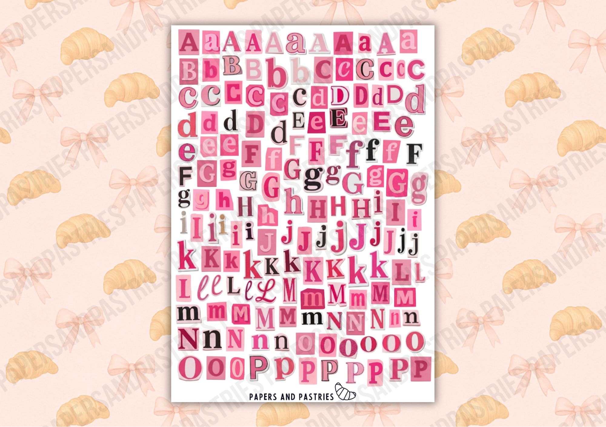 Ransom Sticker Sheet - Pink Edition
