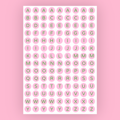 Alphabet Dots