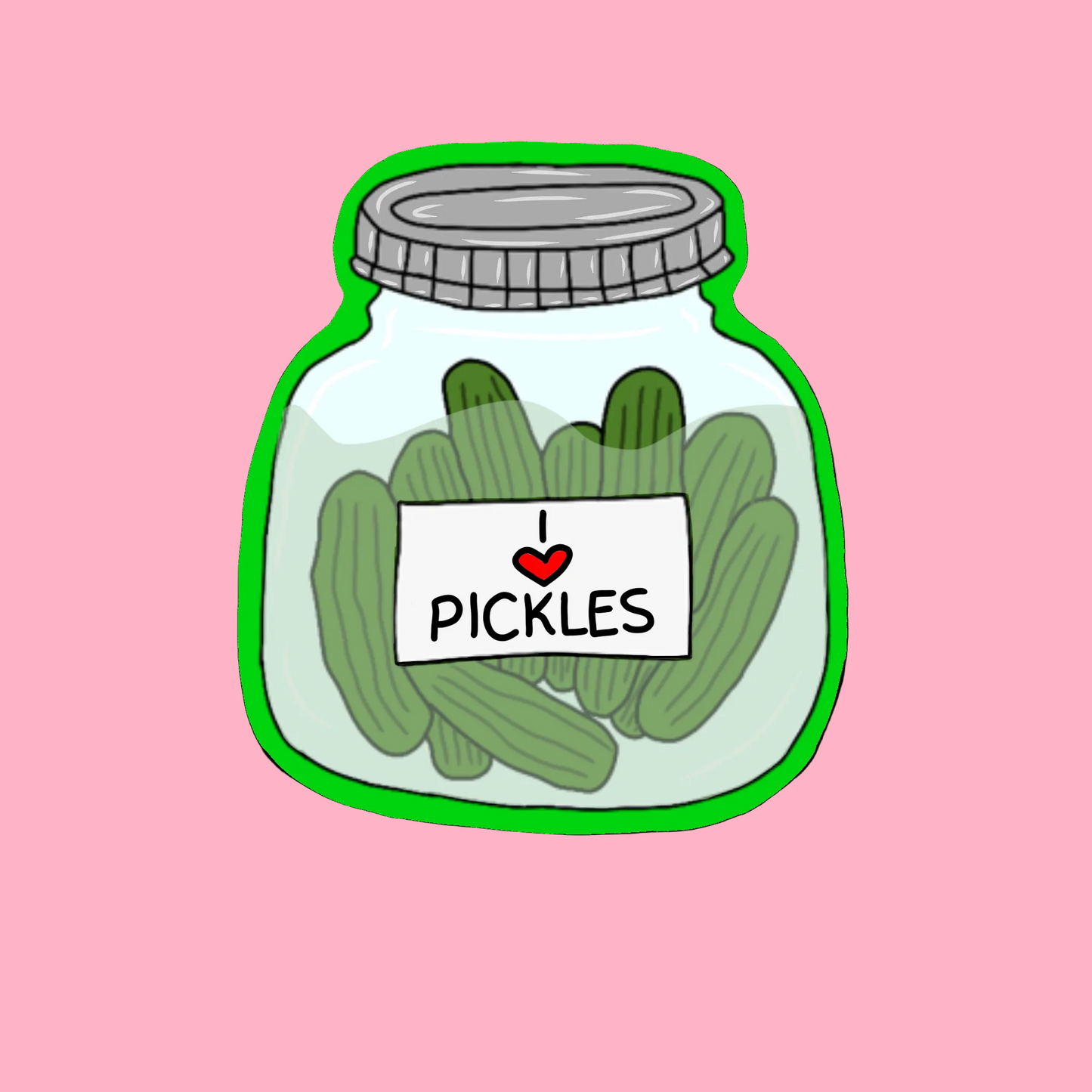 Pickle Jar Die Cut