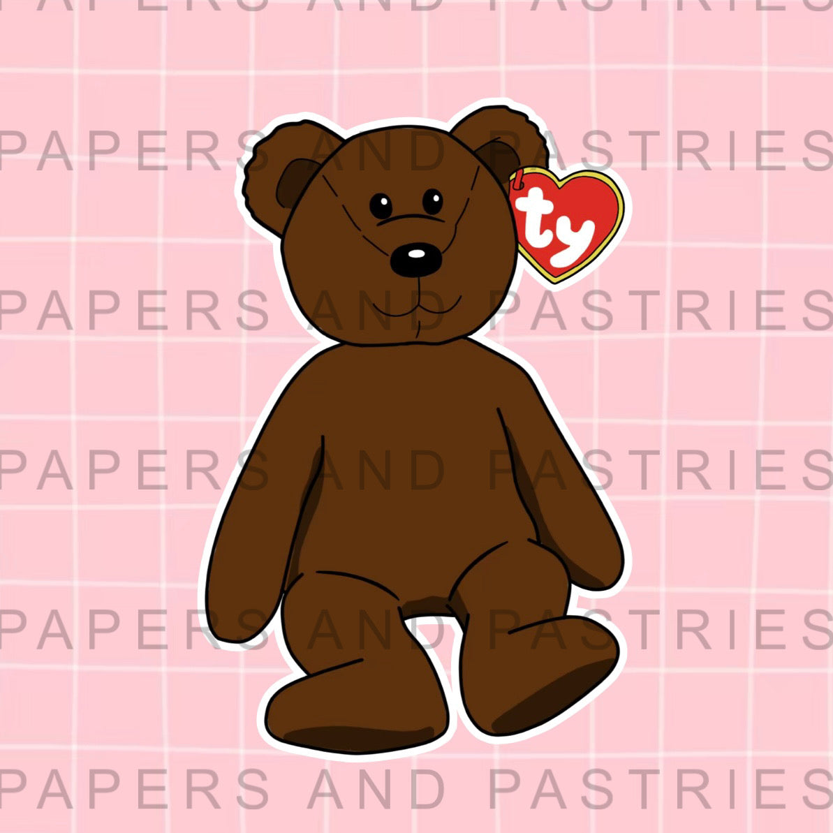 Die Cut Sticker - Your Fav Teddy