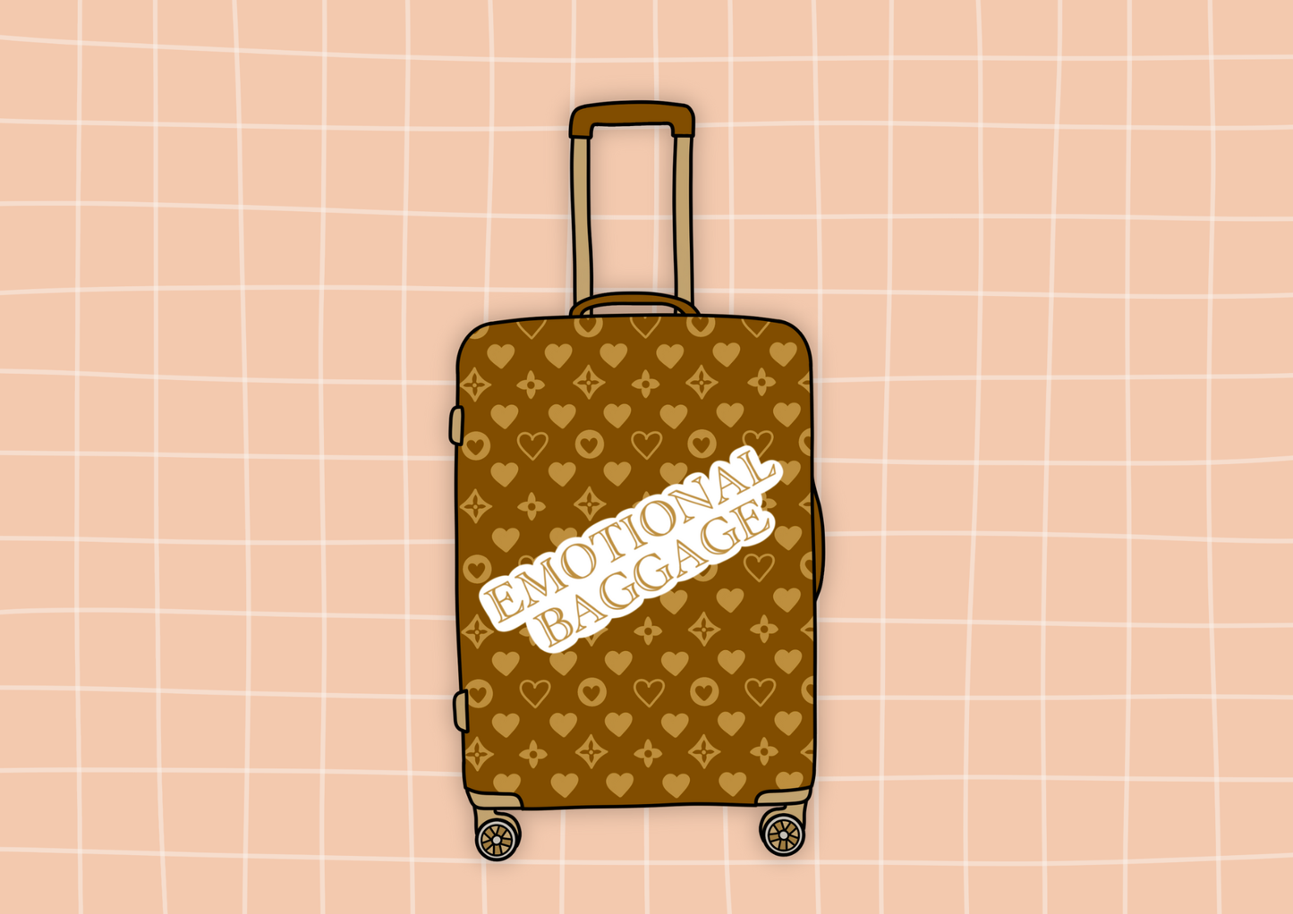 Die Cut Sticker - Emotional Baggage