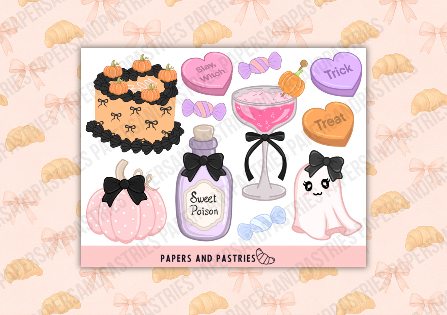 Halloween Sticker Sheet - Drink up, Witches!