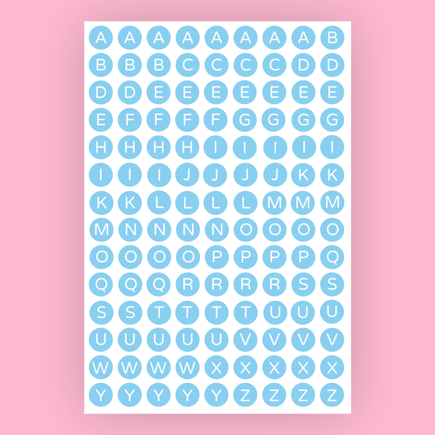 Alphabet Dots