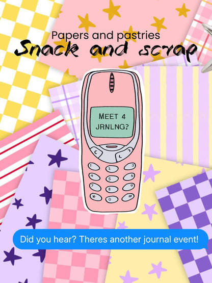 Snack & Scrap Summer Journal Date
