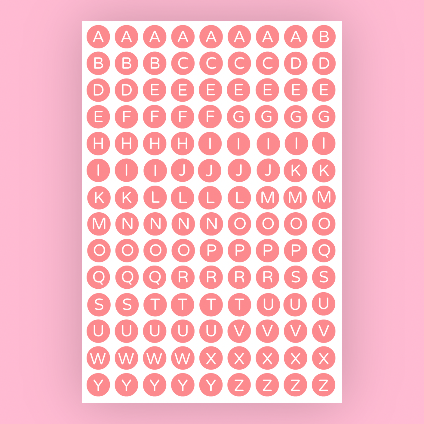 Alphabet Dots