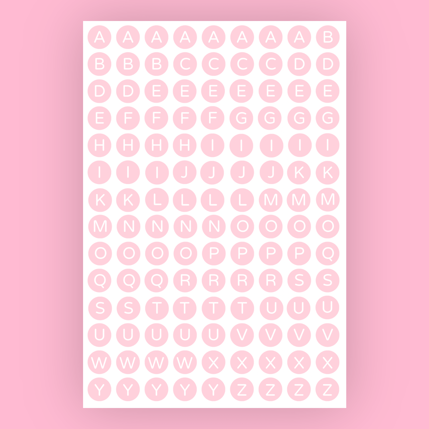 Alphabet Dots