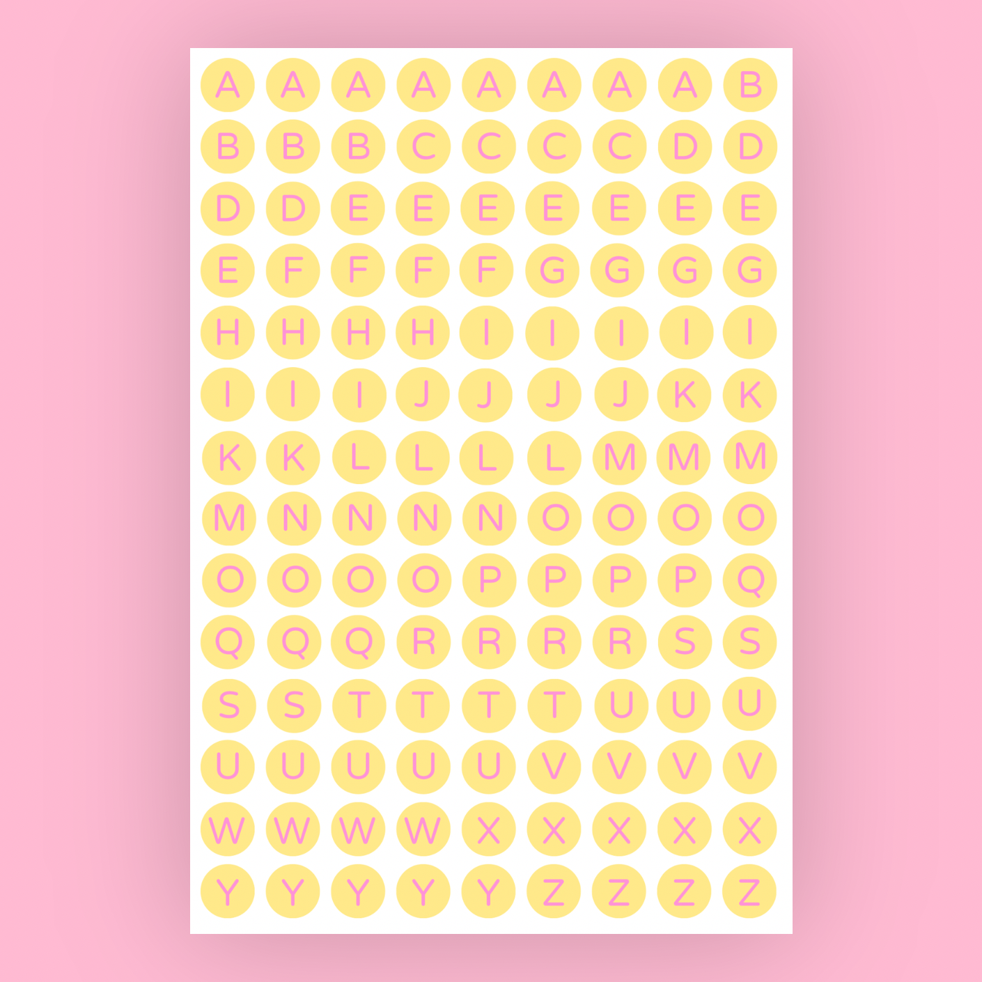 Alphabet Dots