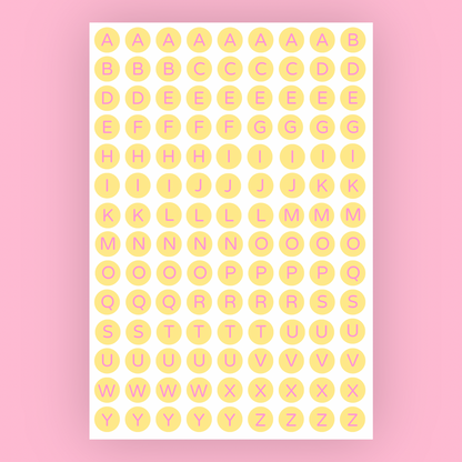 Alphabet Dots