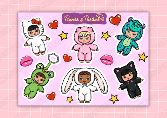 Mini Divaz Sticker Sheet