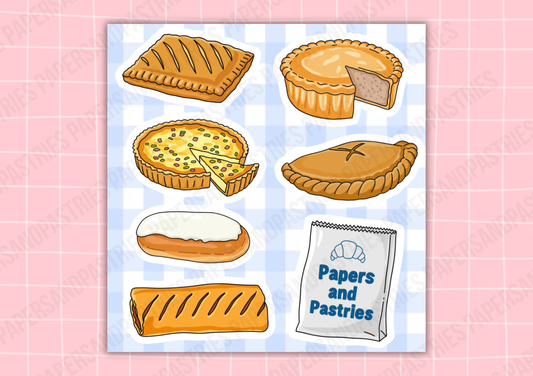 British Bakes Sticker Sheet