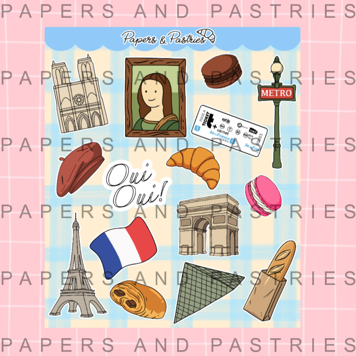 Parisian Daydream Sticker Sheet