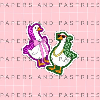 Goose Die Cut Sticker