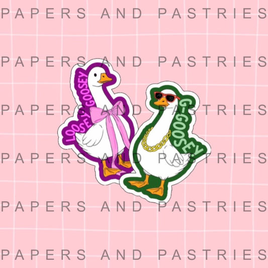 Goose Die Cut Sticker