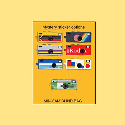Minicam Mystery Die Cut Sticker
