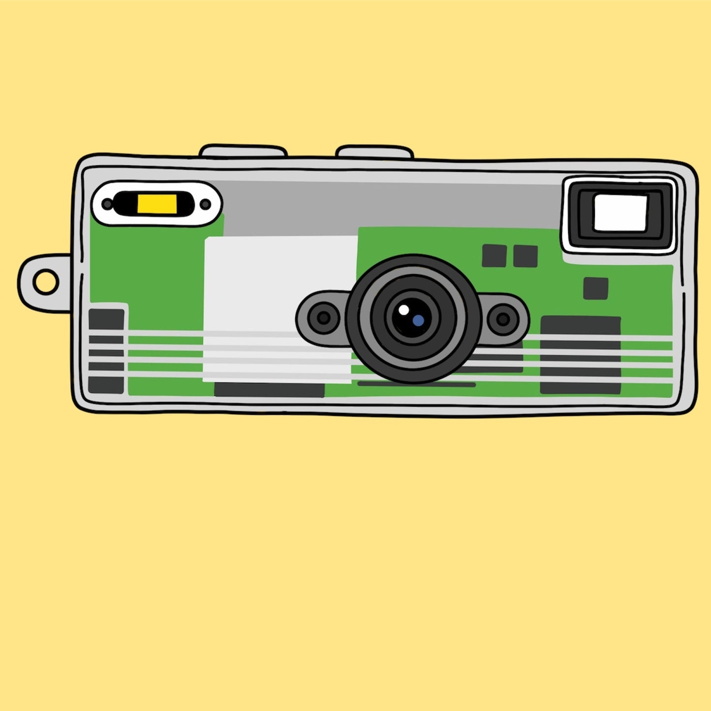 Minicam Mystery Die Cut Sticker