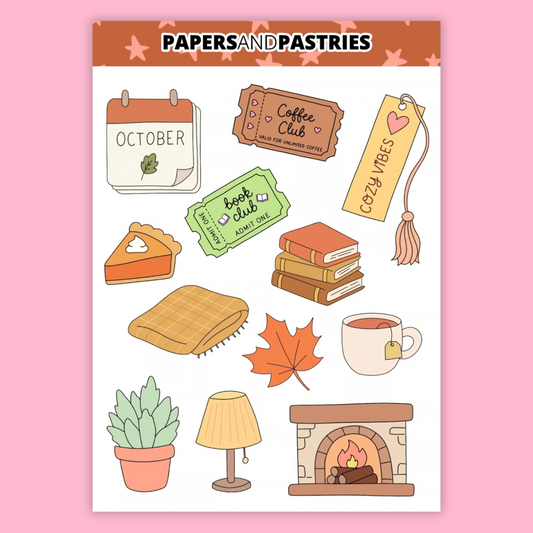 Cozy Season Sticker Sheet