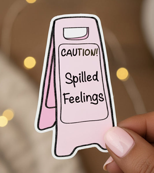 Die Cut Sticker - Spilled Feelings